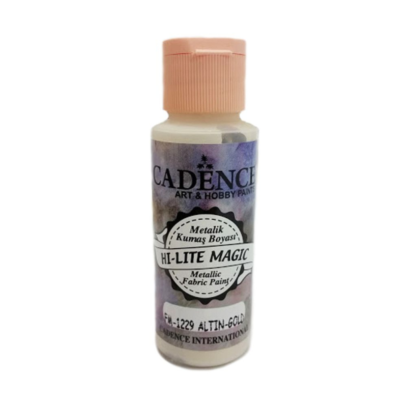 Hi-lite - metalická měnící barva na textil perleťová zlatá gold 59 ml Aladine