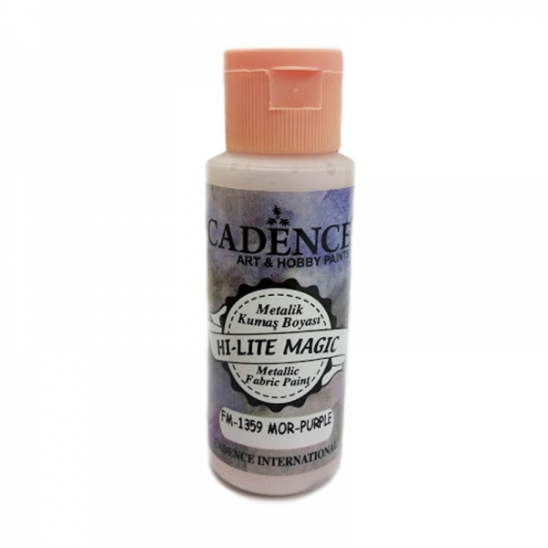 Hi-lite - metalická měnící barva na textil perleťová fialová, purple, 59 ml Aladine