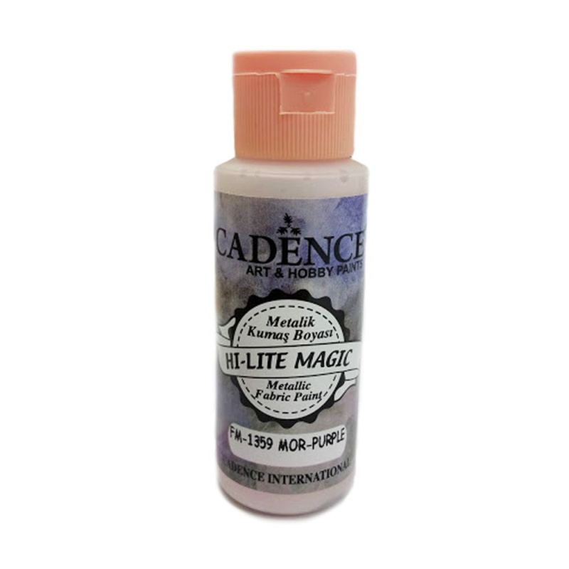 Hi-lite - metalická měnící barva na textil perleťová fialová, purple, 59 ml Aladine