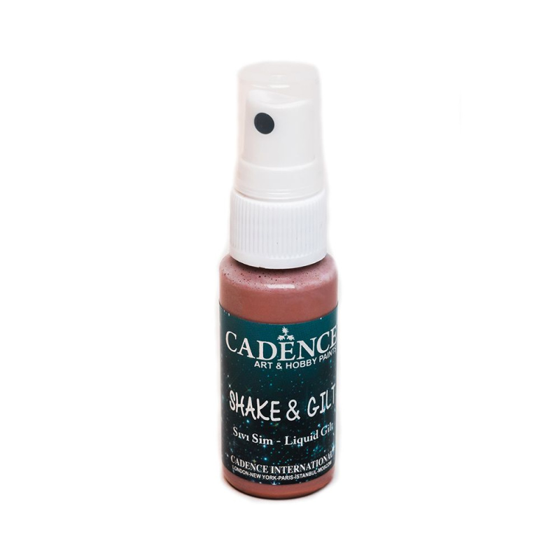 Metalický třpytivý sprej 25ml - měděná Aladine