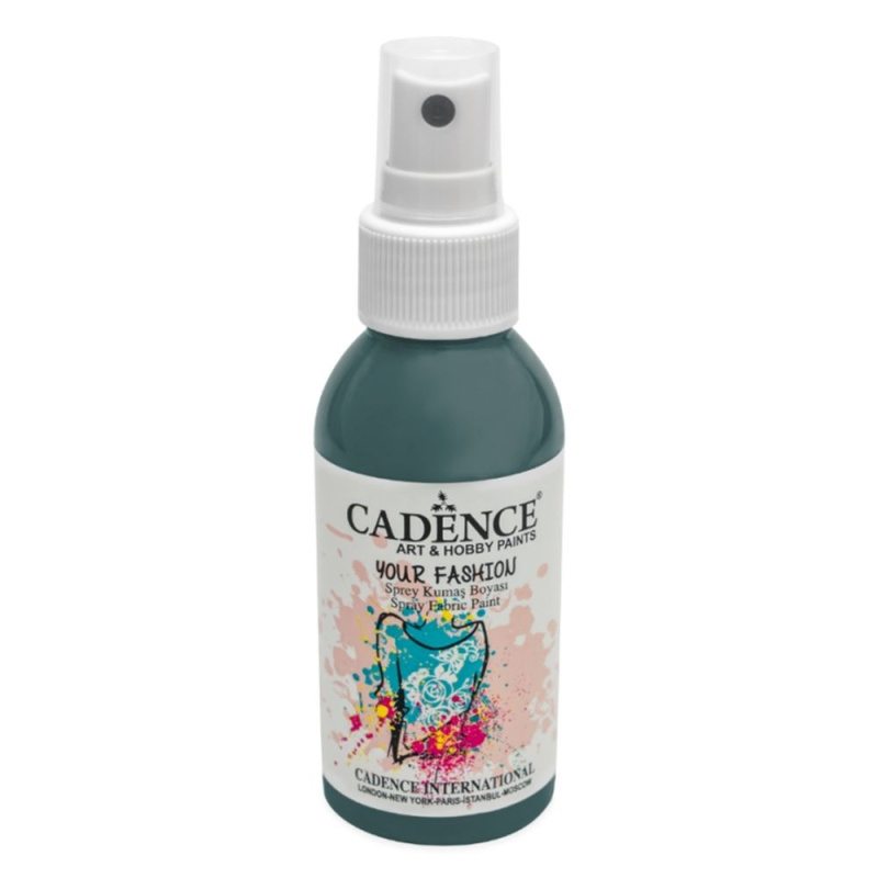 Cadence Barva na textil Cadence Your Fashion, 100 ml - VYBERTE ODSTÍN - Barva na textil ve spreji Cadence Your Fashion, 100 ml - grey, šedá