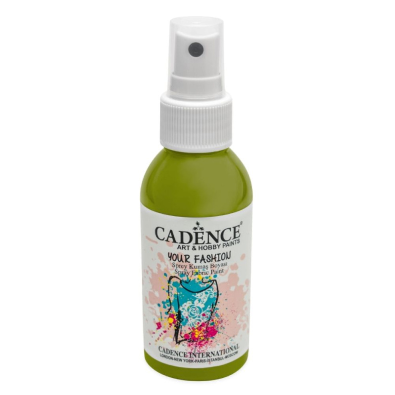 Barvy na textil Your Fashion žlutozelená 100 ml CADENCE