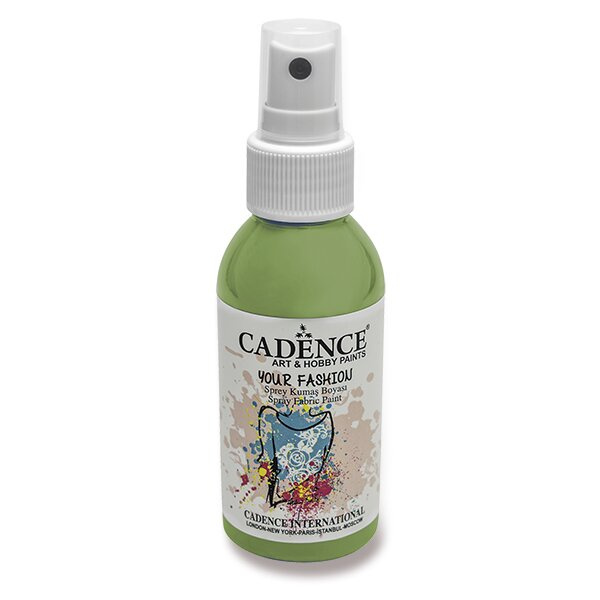 Barvy na textil Your Fashion žlutozelená 100 ml CADENCE