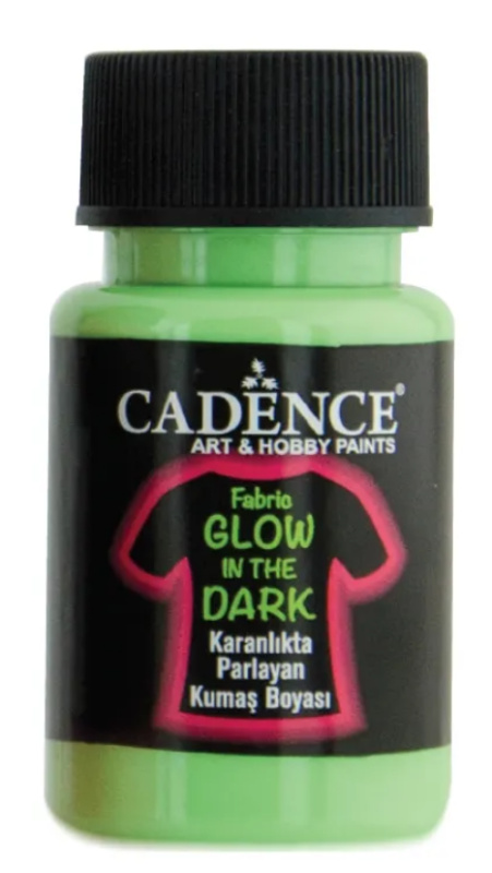 Barva na textil svítící ve tmě 50 ml - zelená Aladine