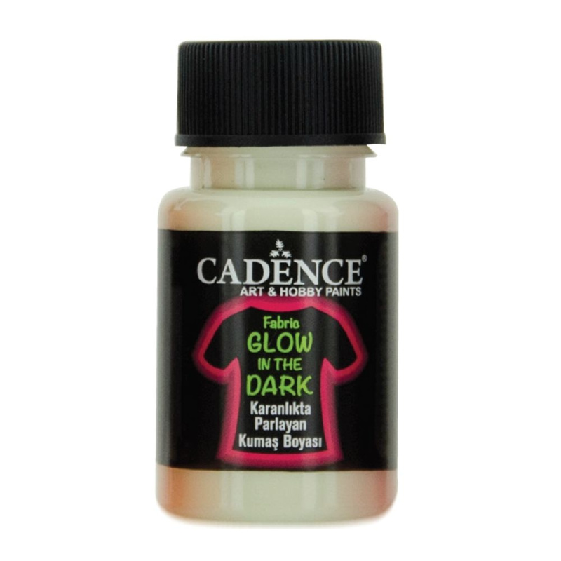 Cadence Barva na textil svítící ve tmě Cadence, 50 ml - VYBERTE ODSTÍN - Barva na textil svítící ve tmě Cadence, 50 ml - sv. zelená