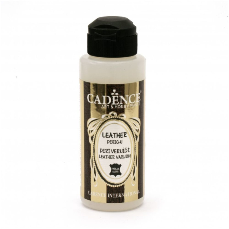 Lesklý lak na kůži Cadence Leather design varnish 120ml Aladine