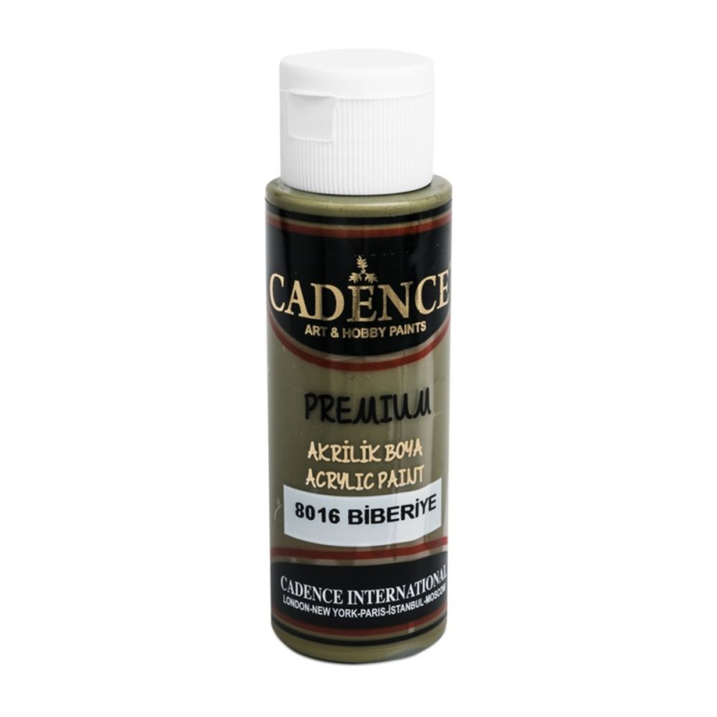 Akrylová barva Premium hnědozelená 70 ml CADENCE