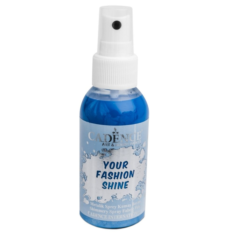 Barva na textil Your Fashion Shine modrá 100 ml CADENCE