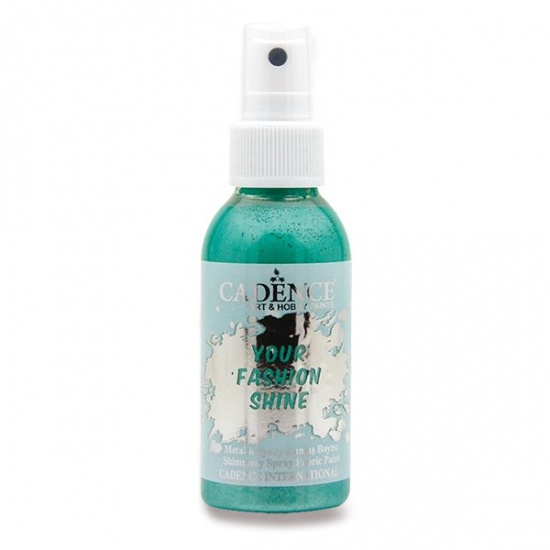 Barva na textil Your Fashion Shine smaragdová zelená 100 ml CADENCE