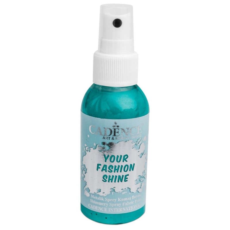 Barva na textil Your Fashion Shine smaragdová zelená 100 ml CADENCE