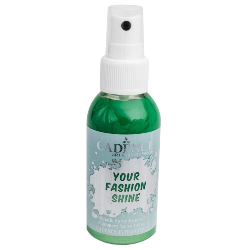 Barva na textil Your Fashion Shine zelená 100 ml CADENCE
