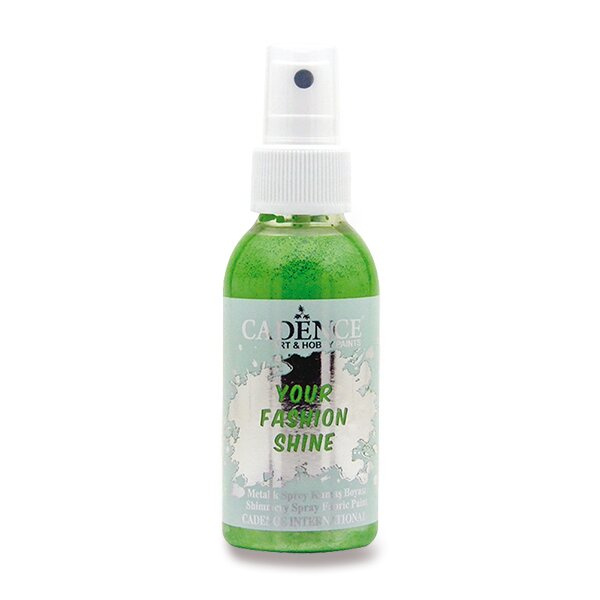 Barva na textil Your Fashion Shine zelená 100 ml CADENCE