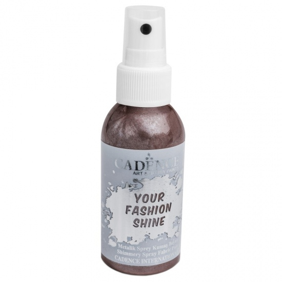 Perleťový sprej na tmavý textil 100ml - hnědá Aladine