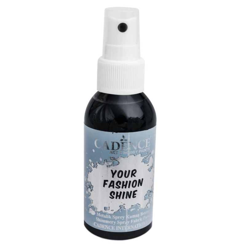 Perleťový sprej na tmavý textil 100ml - černá Aladine