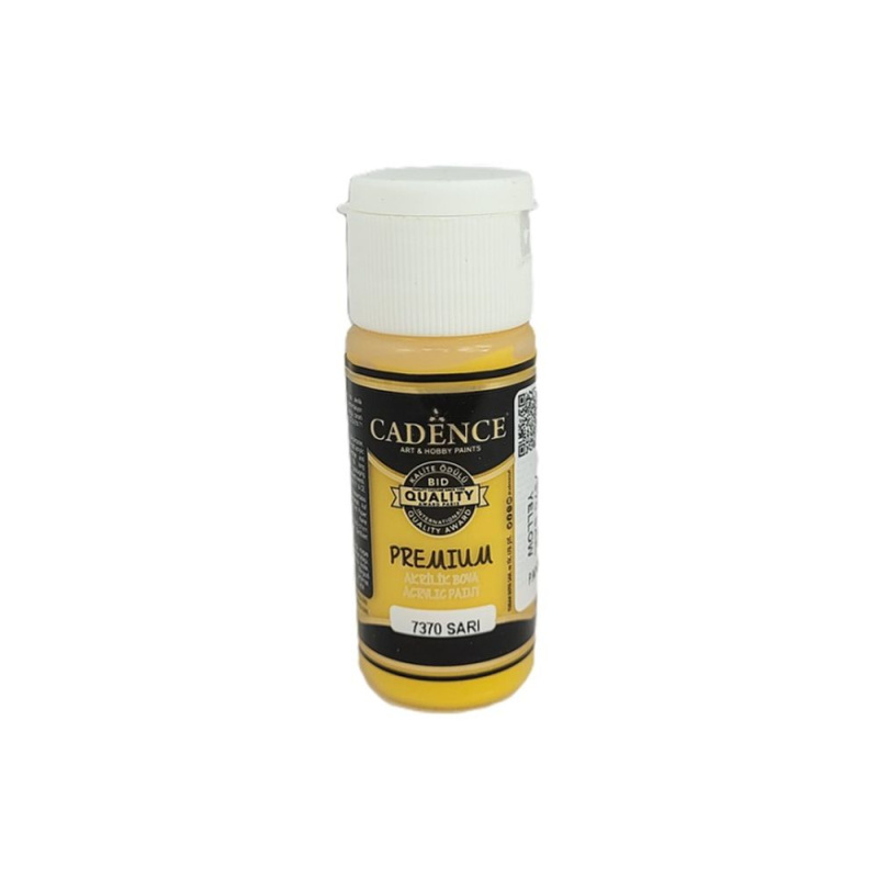 Cadence Akrylová barva Cadence Premium, 25 ml - VYBERTE ODSTÍN - Akrylová barva Cadence Premium, 25 ml - yellow sari, hořčičná žlutá