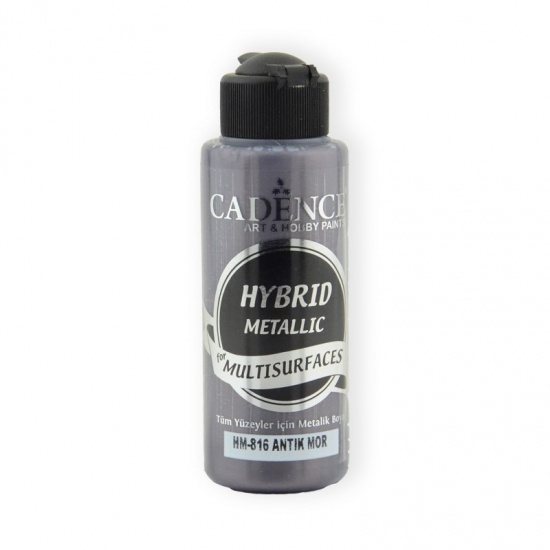 Metalická barva na všechny povrchy Cadence Hybrid Metallic 70 ml- purple antická fialová Aladine