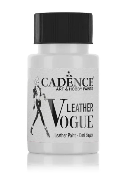 Barva na kůži Leather Vogue, 50 ml - bílá Aladine