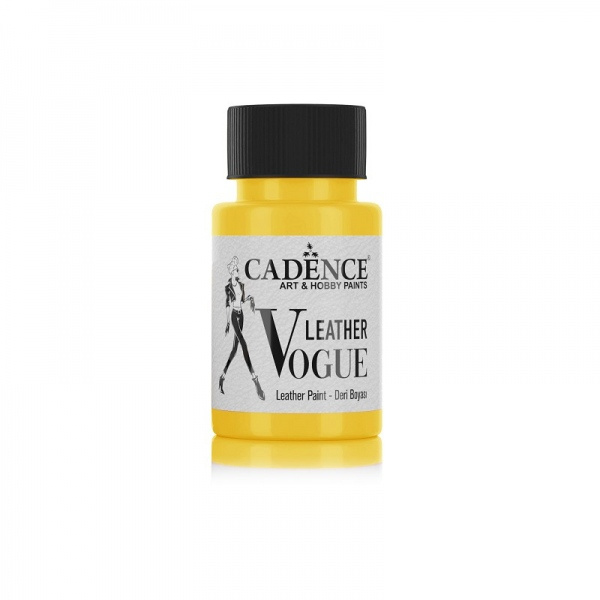 Barva na kůži Leather Vogue, 50 ml - žlutá Aladine