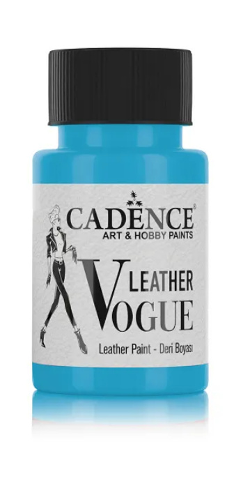 Barva na kůži Leather Vogue, 50 ml - sv. tyrkysová Aladine