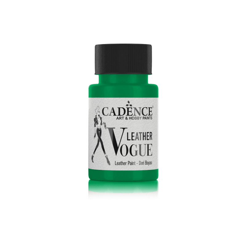 Barva na kůži Leather Vogue, 50 ml - zelená Aladine