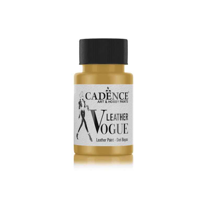 Metalická barva Leather Vogue, 50 ml - zlatá Aladine