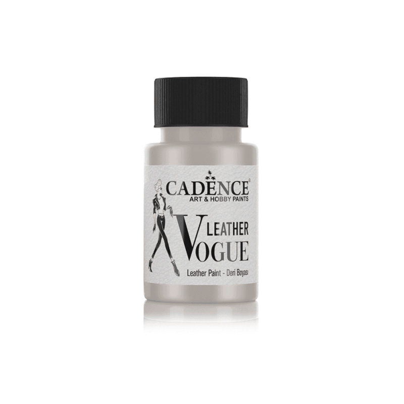 Metalická barva Leather Vogue, 50 ml - stříbrná Aladine