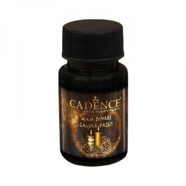 Barva na svíčky Cadence Candle Paint, 50 ml - black, černá Aladine