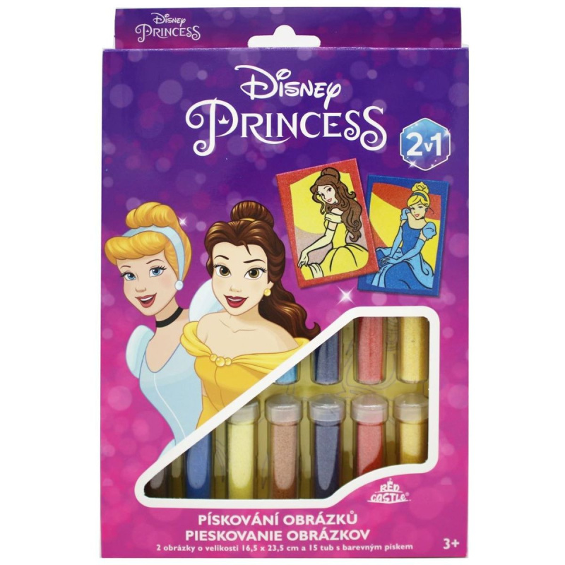 Lowlands Pískování obrázků Disney 2v1 princezny