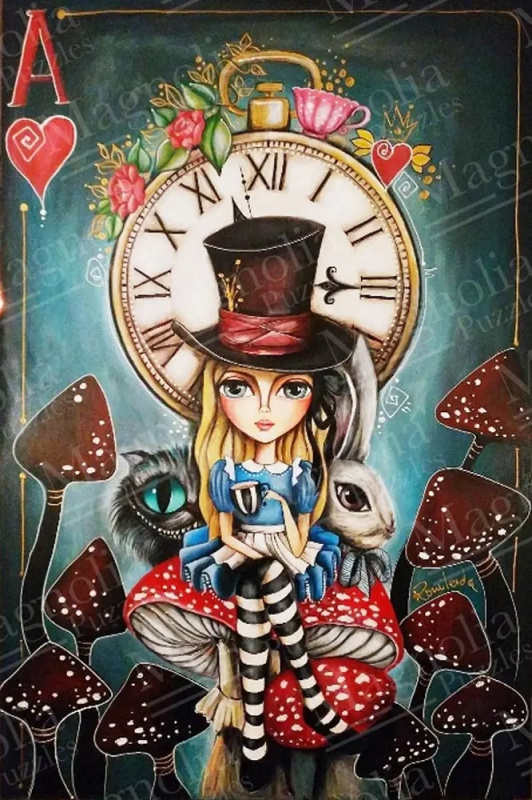 Puzzle Čaj s Alenkou 1000 dílků MAGNOLIA