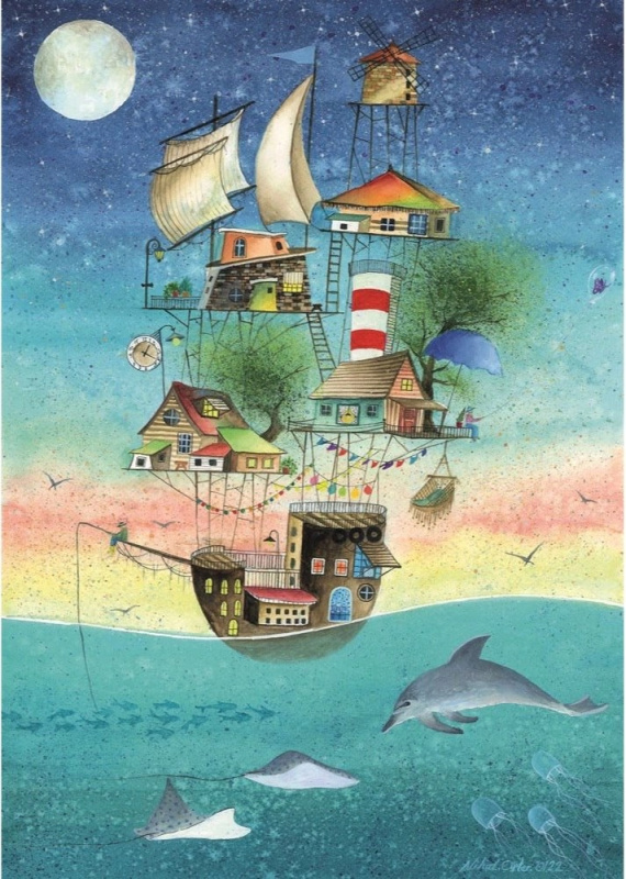 Puzzle od moře k nebi 1000 dílků