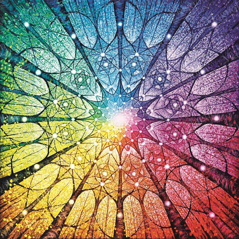 Puzzle Mandala života 1023 dílků MAGNOLIA
