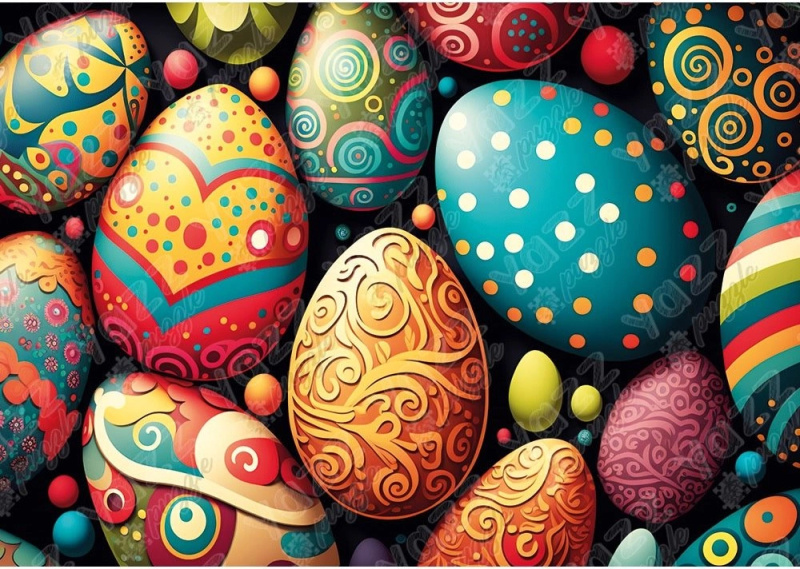 Yazz puzzle velikonoční vejce 1000 dílků
