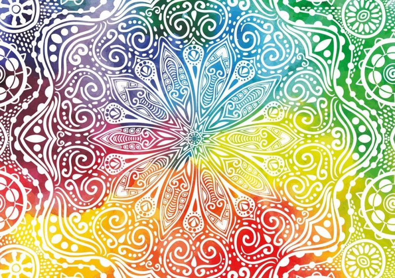 YAZZ puzzle květinová mandala 1000 dílků