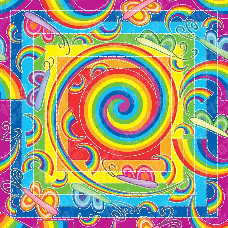 Puzzle duha a motýli 1023 dílků