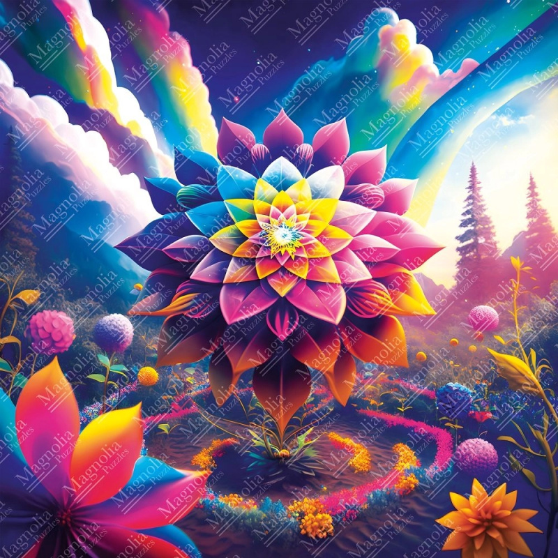 Puzzle květ života 1023 dílků MAGNOLIA