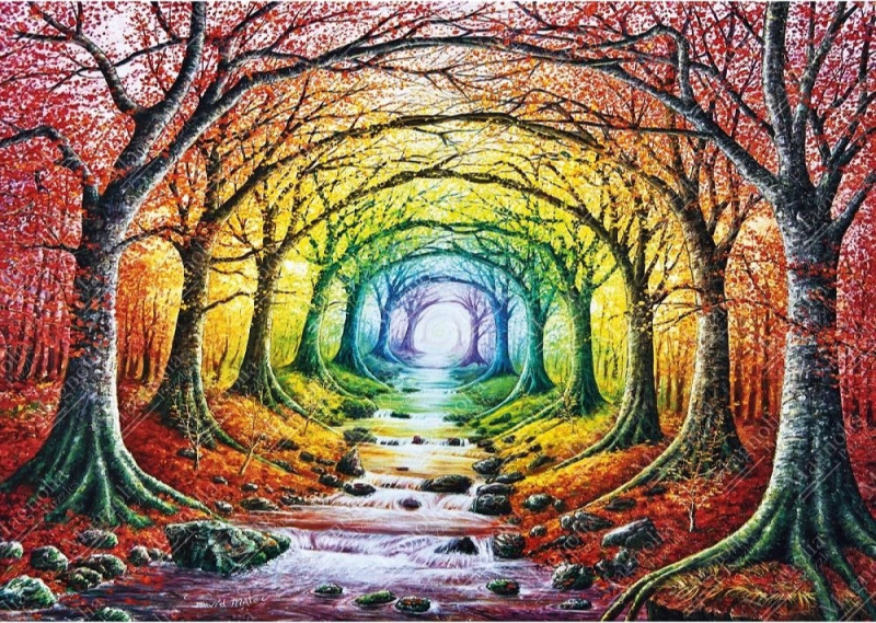Puzzle magnolia zrození světla 1000 dílků