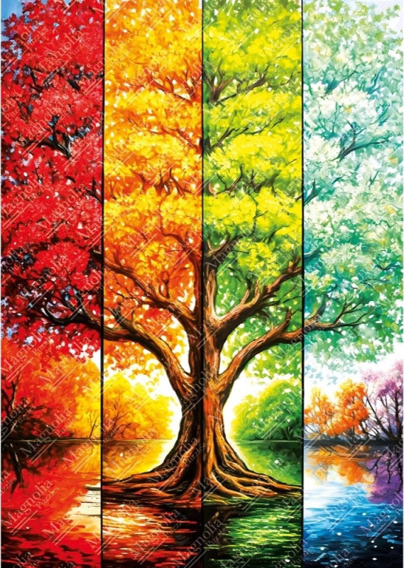 Puzzle strom na podzim 1000 dílků