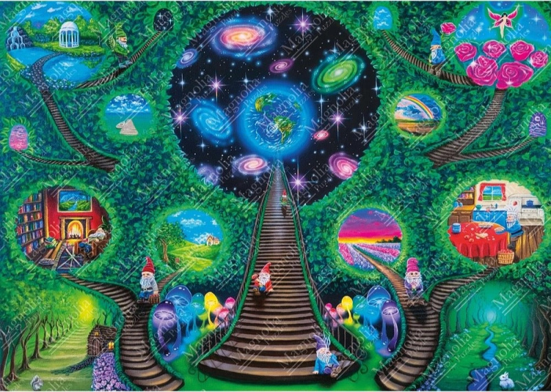 Puzzle říše trpaslíků 1000 dílků