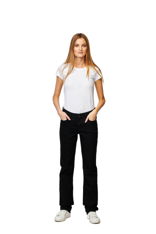 Dámské džíny  CROSS JEANS Rose černé - 32/36