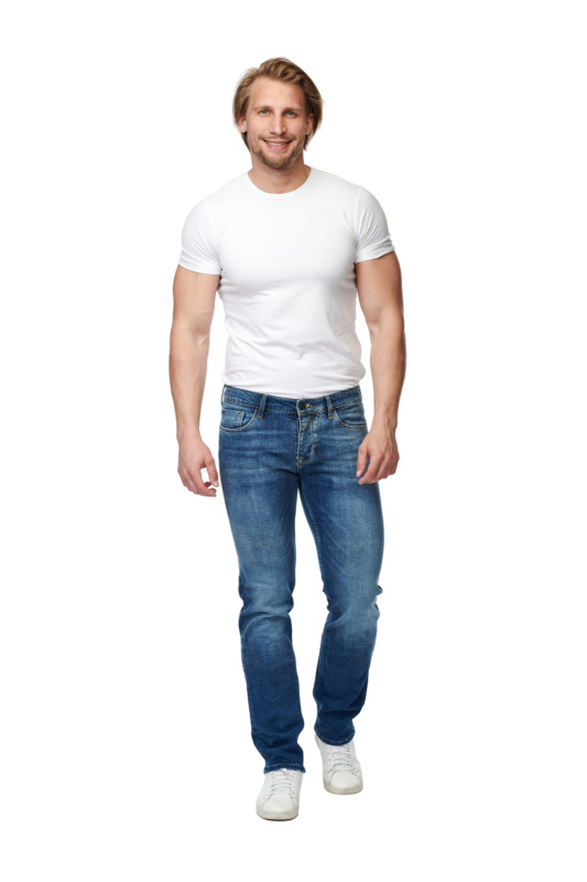 Pánské džíny  CROSS JEANS Brad modré - 31/34