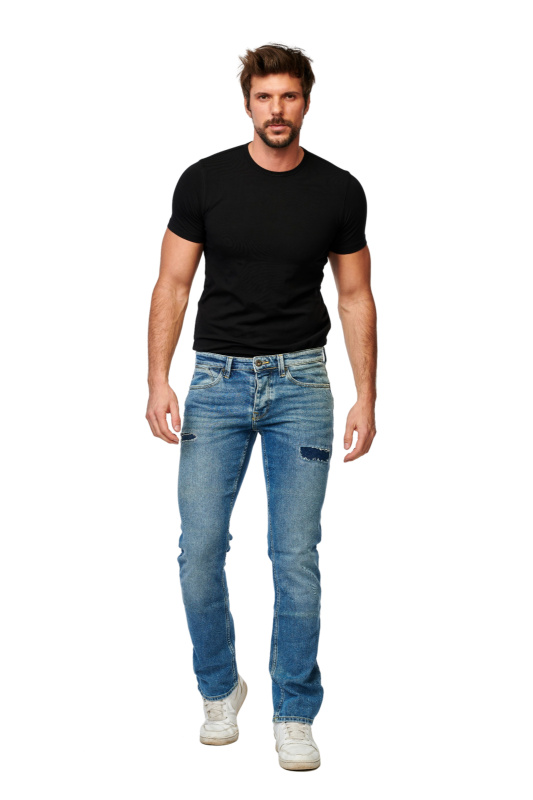 Pánské džíny  CROSS JEANS Dylan modré - 38/32
