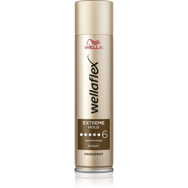 Wella Wellaflex Extreme Hold lak na vlasy s extra silnou fixací pro přirozenou fixaci 250 ml