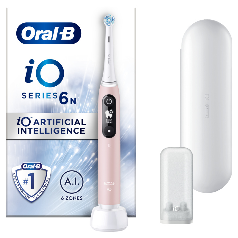 ORAL-B Series iO 6 pink elektrický zubní kartáček