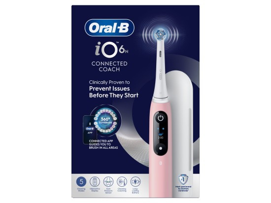 ORAL-B Series iO 6 pink elektrický zubní kartáček