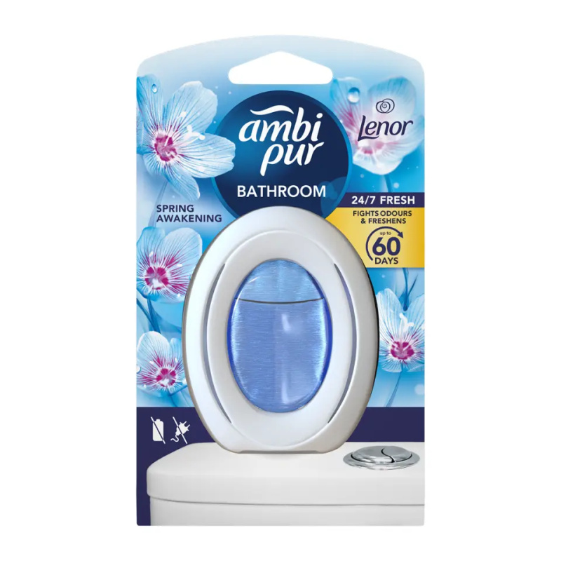 Ambi Pur Bathroom - osvěžovač vzduchu do koupelny - Spring Awakening, 8 ml