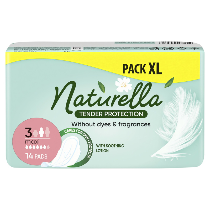 NATURELLA Hygienické vložky Normal Plus Max Protection 14 kusů