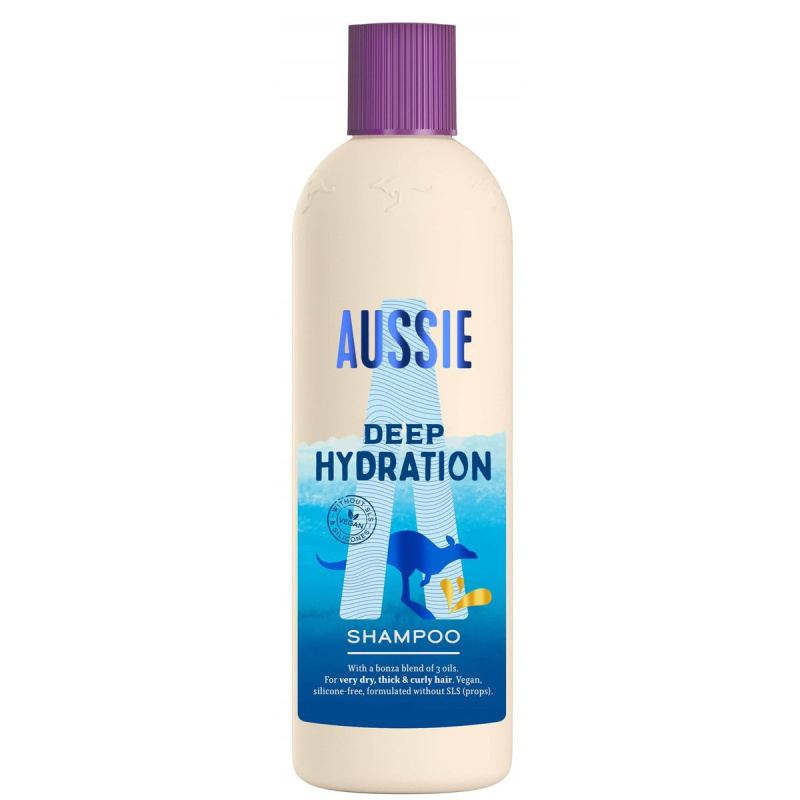 Aussie Deep Hydration hydratační šampon pro suché a hrubé vlasy