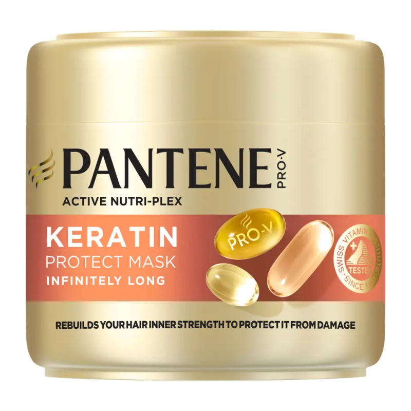 Pantene Pro-V Active Nutri Plex Infinitely Long keratinová maska pro suché a poškozené vlasy 300 ml