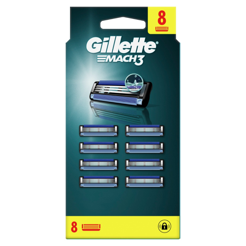 Gillette Mach3 náhradní břity 8 ks