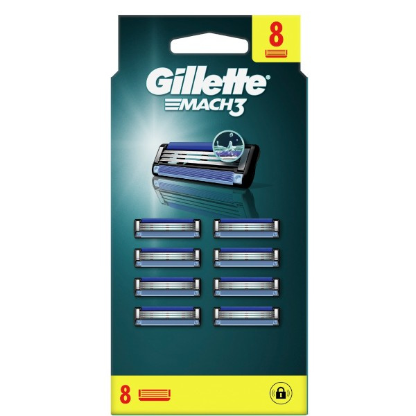 Gillette Mach3 náhradní břity 8 ks